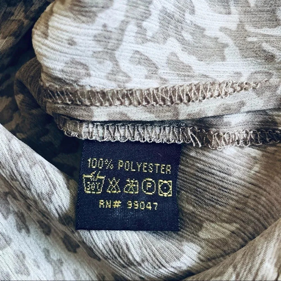 Christine Phillipe vintage animal print blouse S - Picture 8 of 13